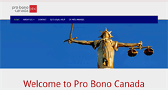 Desktop Screenshot of probonocanada.org